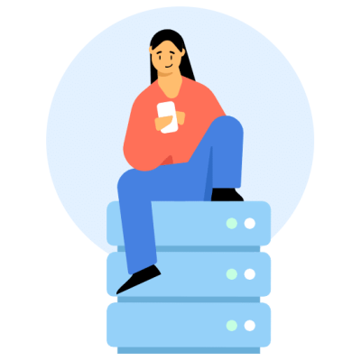 server vpn girl connected computer light md